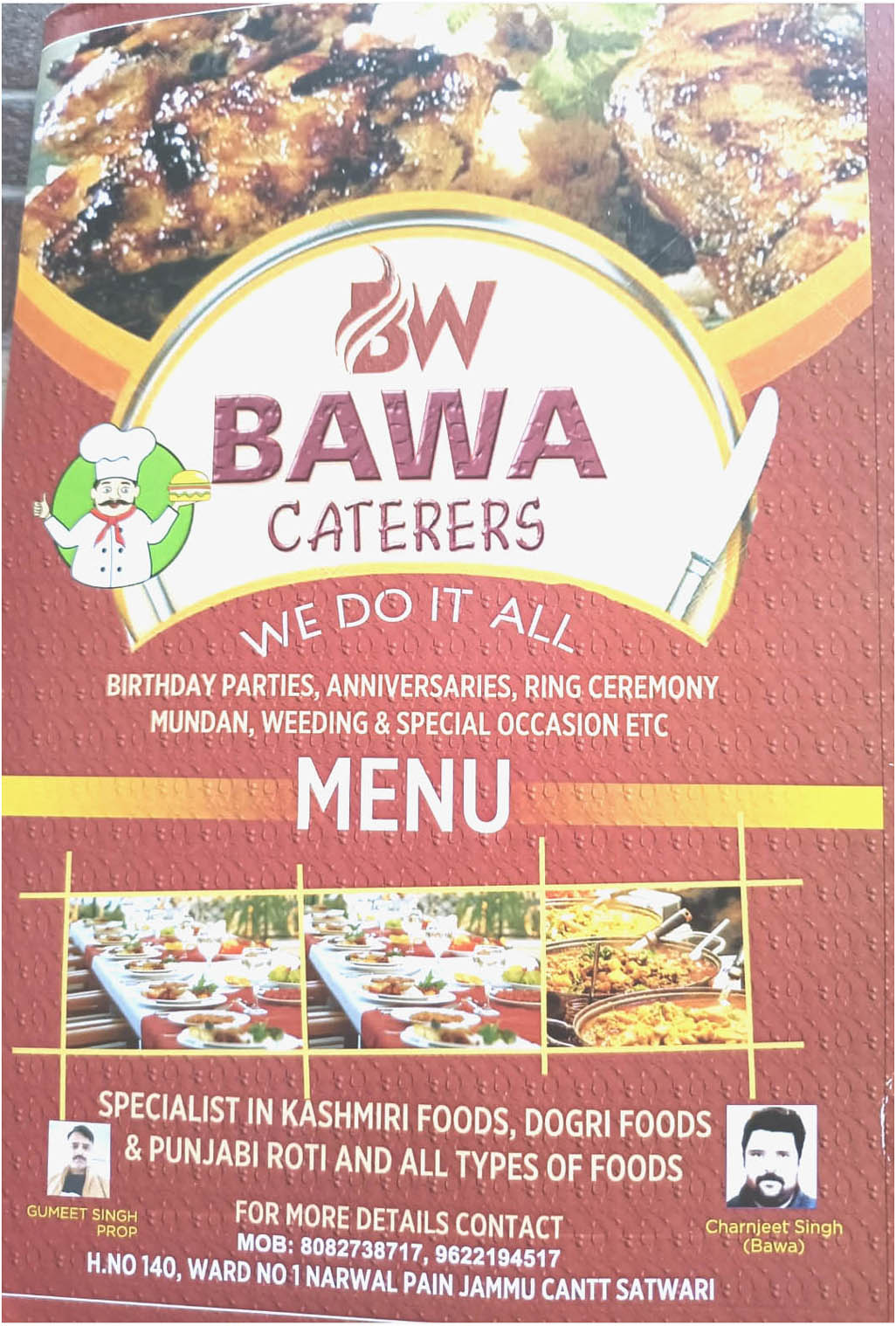 Affordable Price Catering Service in Jammu